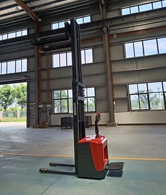 Fuel Electric 5500mm Lifting Height Lead Acid 1500kg 1.5t Standing Pallet Stackers