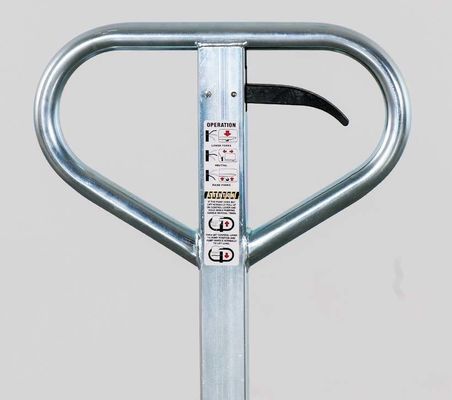 2t Load Capacity Hmp20 PU Wheel and Galvanized Hydraulic Hand Pallet Truck Jacks