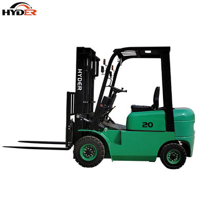 2535*1160*2095mm 2ton 2000kg 3stage Mast 6m Electric Pallet Forklift with Solid Tyres