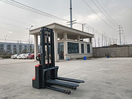 Lift height 3000-5000mm 1.5ton 1500kgs Walkie Electric Stacker with 48V 32ah Battery