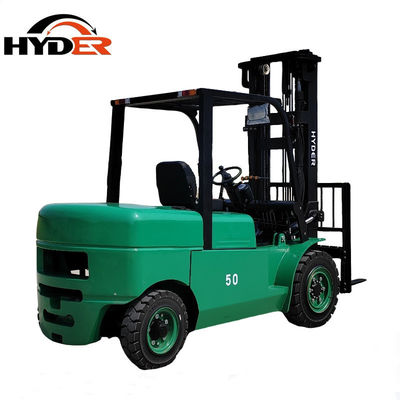 Energy Efficiency Stability Cpd50z 5000kgs Electric 4 Wheel Forklift for Materials Handing
