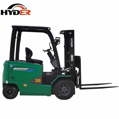 AC Motor Electric Forklift with 2.5tons Load Capacity and Side Shift Solid Tires