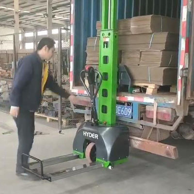 400 Load Center Full Electric Self Lifter Pallet Stacker for and Warehouse Operations
