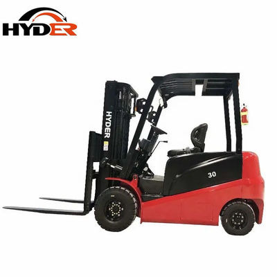 AC Motor Hyder Electric Forklift 3ton with Lithium Battery for Power 2600*1265*2150mm