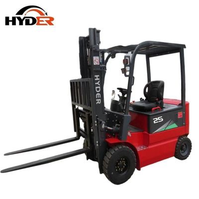 DC Motor Electric Forklift 2.5tons Capacity Fork Lift Truck for Hydraulic Stacker Trucks