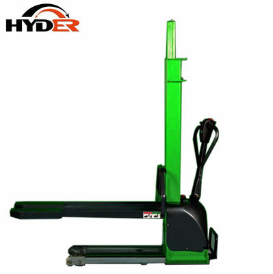 Polyurethane Wheels 1ton Electric Slef Lifting Stacker for and Full Electric Operation