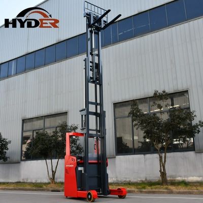 1600kgs 1.6t Electric Reach Truck Forklift for Warehouse Easy to Operate and Maneuver