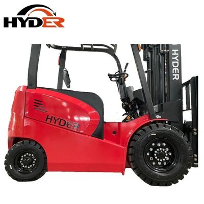 2.5 Ton Full Electric 4 Big Wheels Forklift Truck Energy Efficiency Stability from Hyder