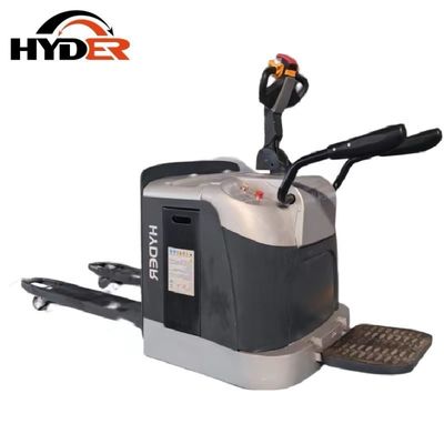 Fuel Electric HTE25-S 24V 2500kgs Standing Pallet Truck Jack for Warehouse Management