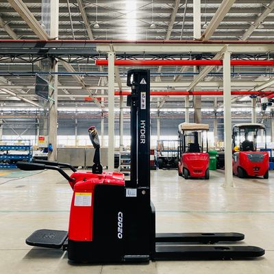 Stand on Electric Stacker HTB20 2.0ton Electric Reach Stacker with Platform