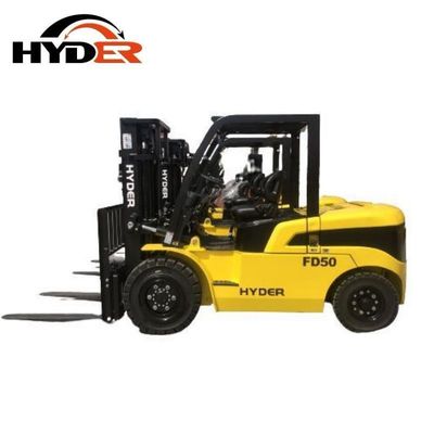 1070mm Fork Length Hyder 5 Ton Diesel Power Forklift Truck for Your Business Needs