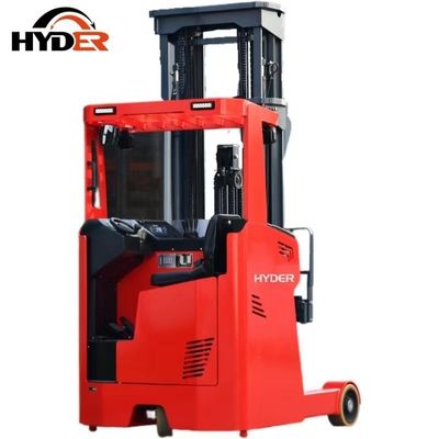 Hyder Seated 1.6t Electric Reach Truck Pallet Stacker Forklift 1 Year After Delivery