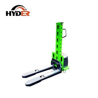 Hsls1000 1t Load Capacity Semi Electric Stacker Forklift with Polyurethane/Nylon Wheels