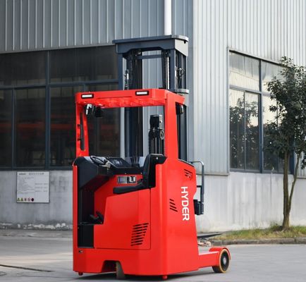 AC Motor Narrow Aisle Seated Electric Reach Truck HTFZ16 1.6-2.5 Ton Loading Capacity