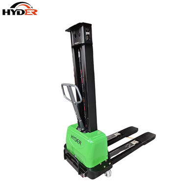 Semi Electric Battery Pallet Stacker for ≤1T Load Capacity and 1000mm Lifting Height