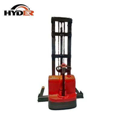 AC Motor Drive 1500kg Pallet Stacker for Material Handling Wide Straddle Leg Electric