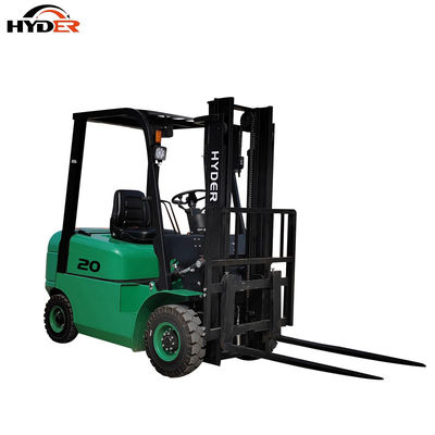 2535*1160*2095mm 2ton 2000kg 3stage Mast 6m Electric Pallet Forklift with Solid Tyres