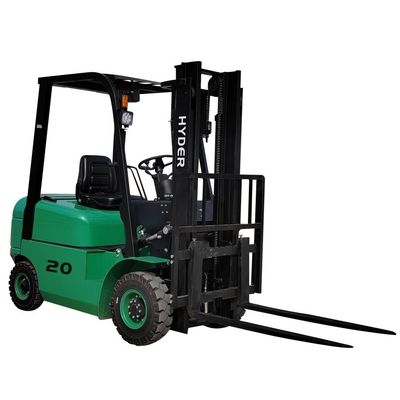76.8V 205ah Battery 2ton 2000kgs Electric Forklift with and Mosfet/Pmsm Power Source