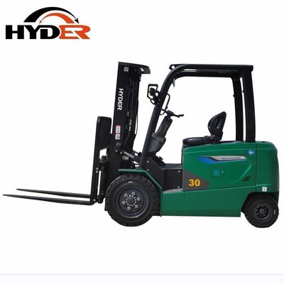 500mm Load Center Four Wheel Electric Forklift with 3 Ton Capacity and Reasonable Cost
