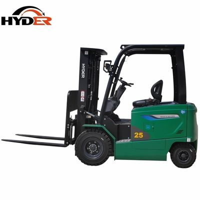 High Cost Performance 2.5t Electric Forklift with 3 Stage 4.5m Mast and Affordable