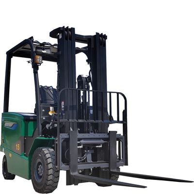 1.5t 3m Four Wheel Electric Truck Counterbalanced Hydraulic Forklift Lead Acid Battrery