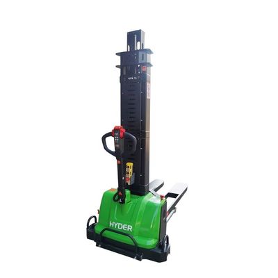 Hyder 1T Warehouse Forklift Self Lifting Pallet Stacker with 1300/1600mm Lift Height
