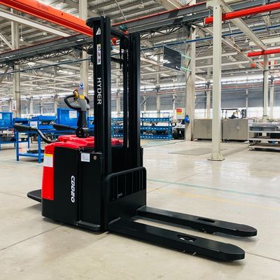 Electric Powered Pallet Stacker Battery 1.5t Capacity for Warehouse Storage Solutions