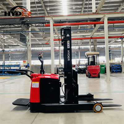 1500kgs Standing Electric Reach Truck for Warehouse Fuel Electric DC Motor
