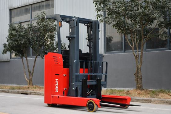Standing-on Electric Reach Truck Lift height 5000mm Narrow Aisle Capability 2450kgs