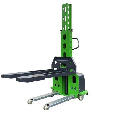 1.0ton Portable Forklift Self Loading Stacker Lift height 1300mm for Vehicle