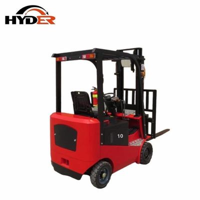 Electric Counterbalance Forklift 1t Four Wheel Mini Pallet Truck for Easy Maneuvering