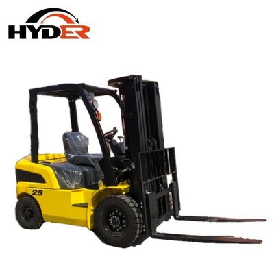 Hyder 2.5t Smart Diesel Forklift Truck AC Motor Drive for Heavy Load Capacity and Good