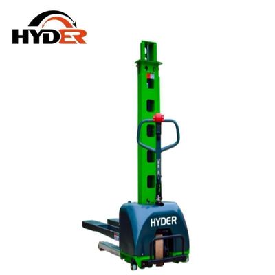 Hsls1000 1t Load Capacity Semi Electric Stacker Forklift with Polyurethane/Nylon Wheels