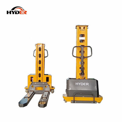 800mm 1000mm 1300mm Semi Electric Self Lift Stacker for Warehouse Material Handling